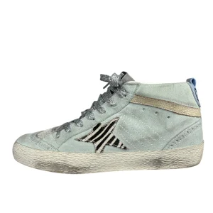 Zapatillas Midstar Cuero Celeste