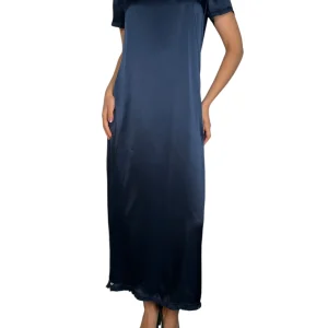 Vestido Seda Satinado