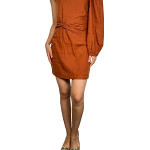 Vestido Lino Asimétrico